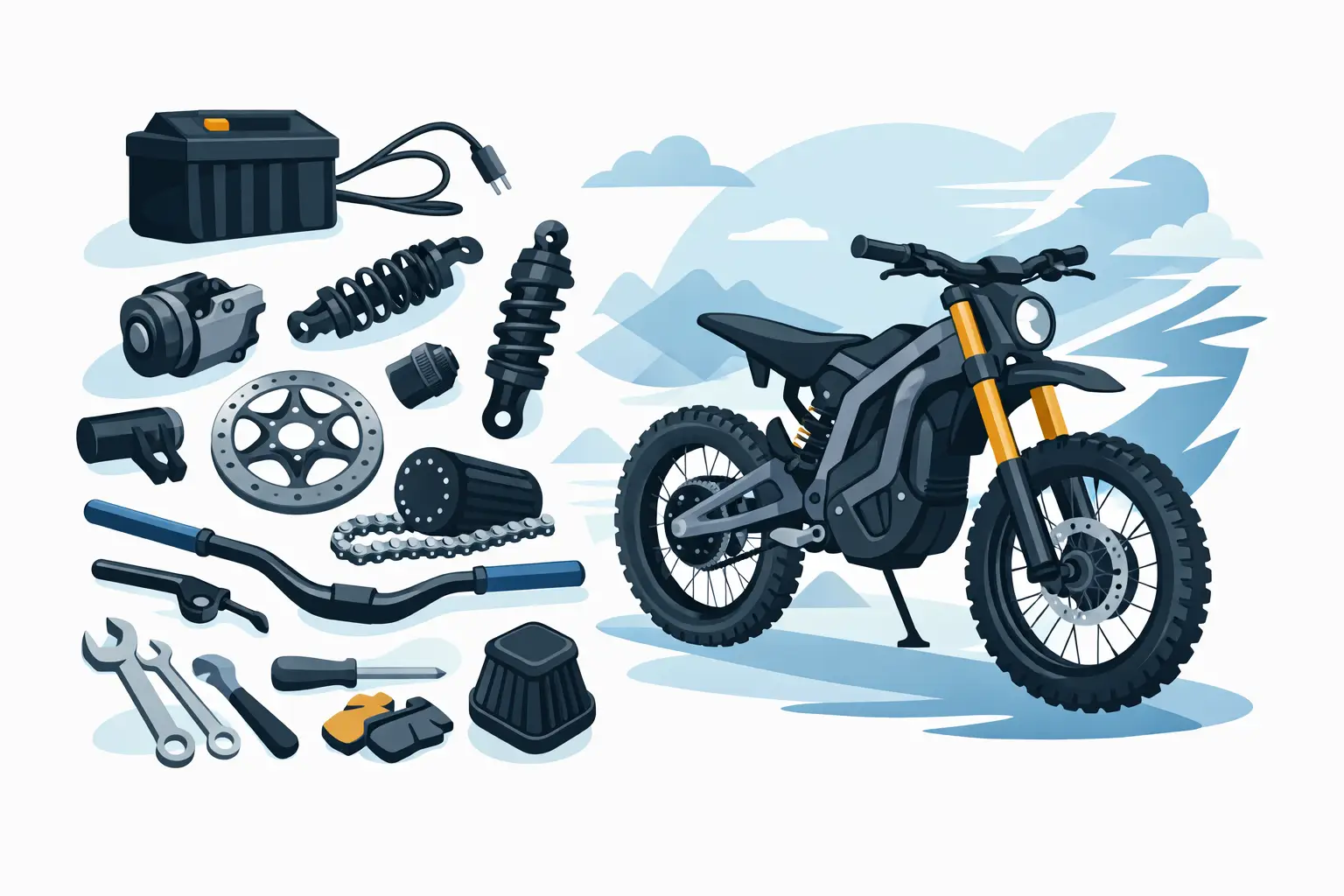 Sur Ron Replacement Parts That Keep You Fast